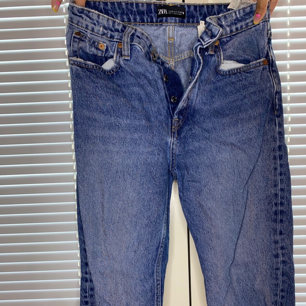 Straight leg jeans